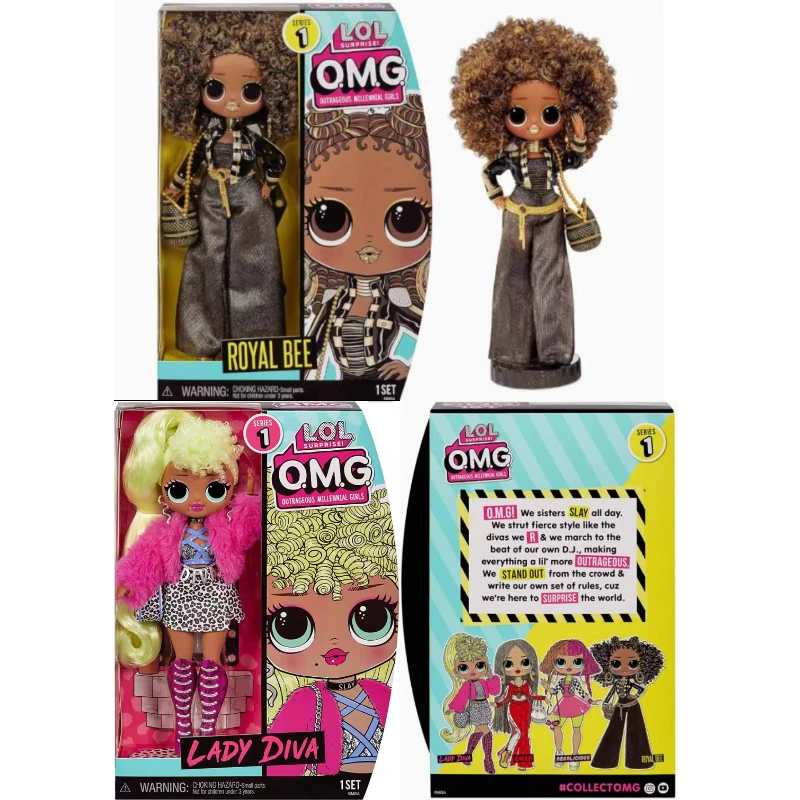 L.O.L. SURPRISE! OMG Big Sister Long Hair Dress up Doll Exquisite Girl Gift Box Set Fashion Toy Birthday Gift
