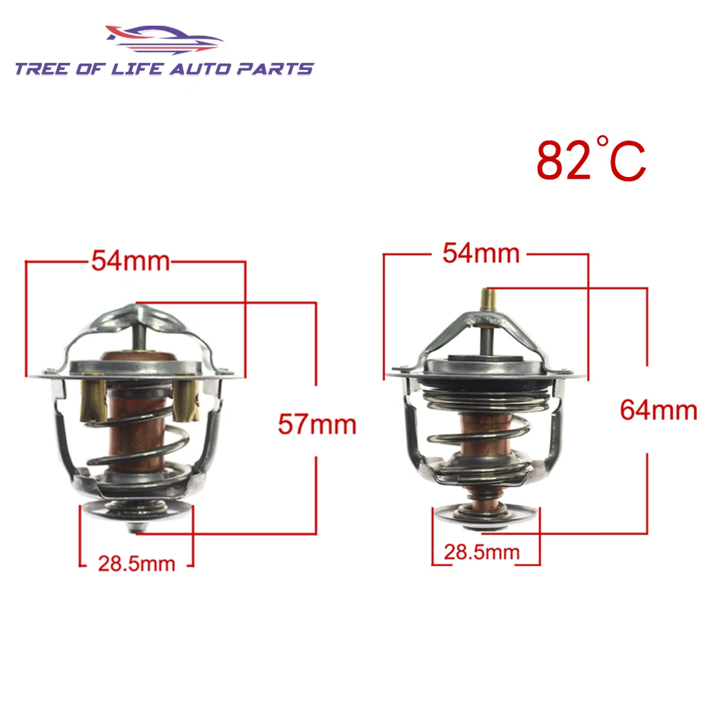 82 ℃ Engine Coolant Thermostat For Hitachi ZX330 ZAX330 ZAX350 ZAX370 ZX350H CX650 Excavator 6HK1 8-97602393-1 8-97602048-1