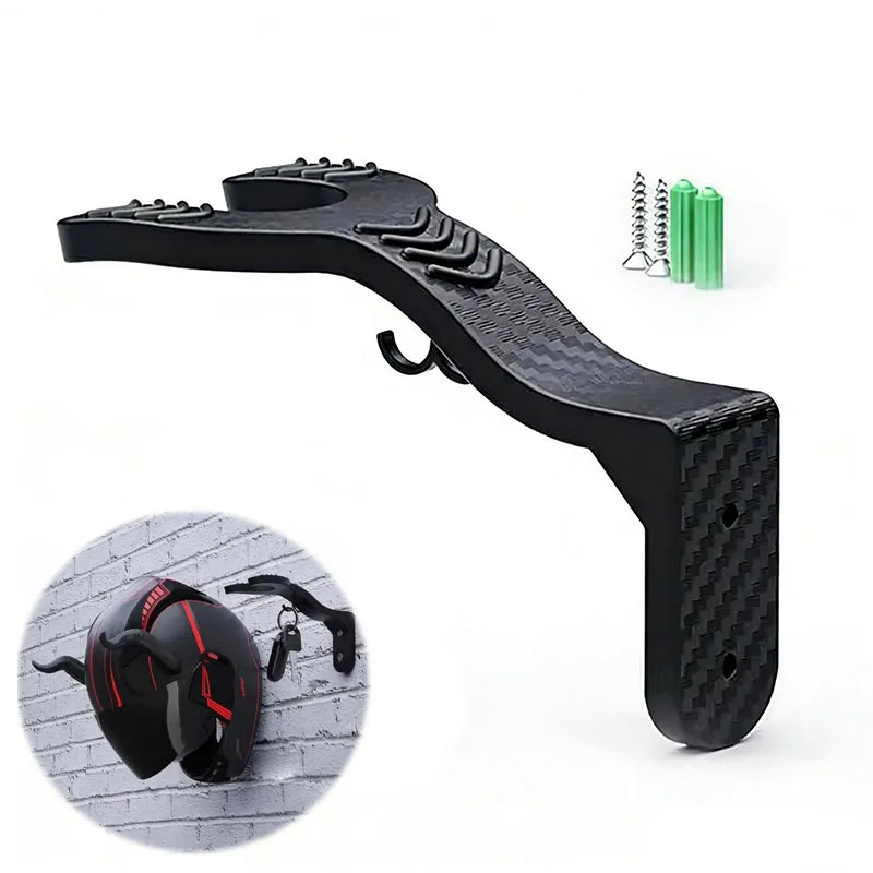 Motorcycle Helmet Hook Racks Multipurpose Wall Mount Hanger  for Luggage Bag Kitchen Cabinet Shelf Door Back Heavy Duty Holder