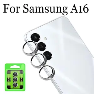 Bilashmart 3/2/1 Metal Camera Protector Samsung Galaxy A16 Glass Camera Lens protector Anti Scratch cover
