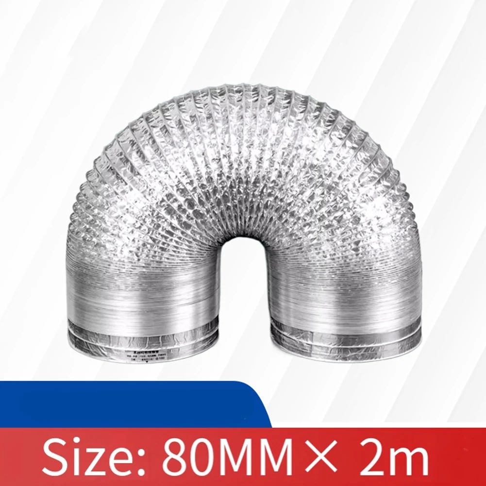 Ventilation Ventilation System Air Duct Adjustable Design Air Duct Aluminum Foil Steel Wire High Heat Resistance