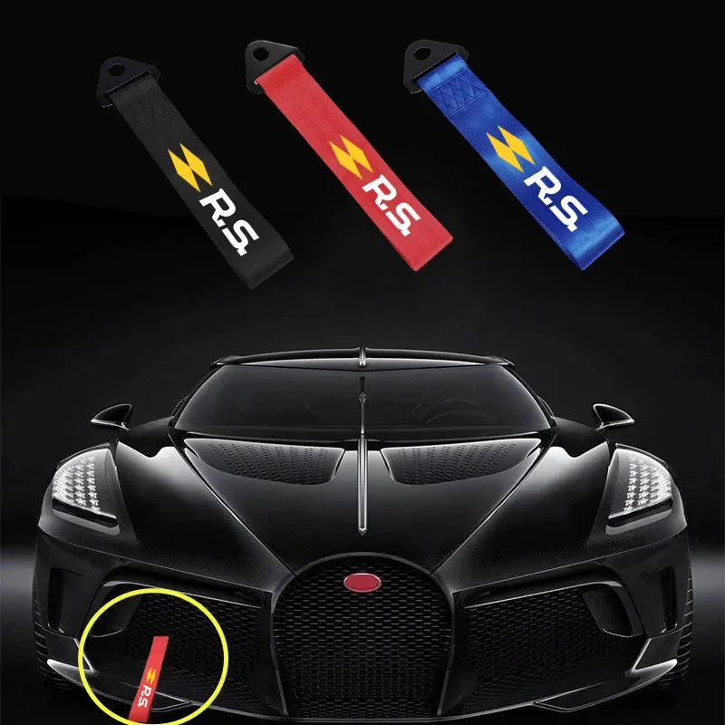 

For Renault RS MeganeTrafic Scenic Kangoo Master Kaptur Triber High-Strength Nylon Car Tow Strap Towing Bars Trailer Ropes Hook