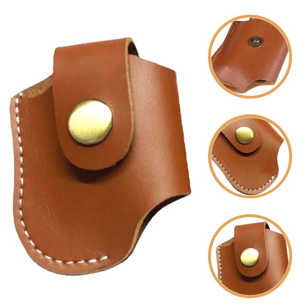 

Lighter Bag Vintage Style Wear-Resistant Cigarette Lighter Holder Small Case For Men Travel Essential