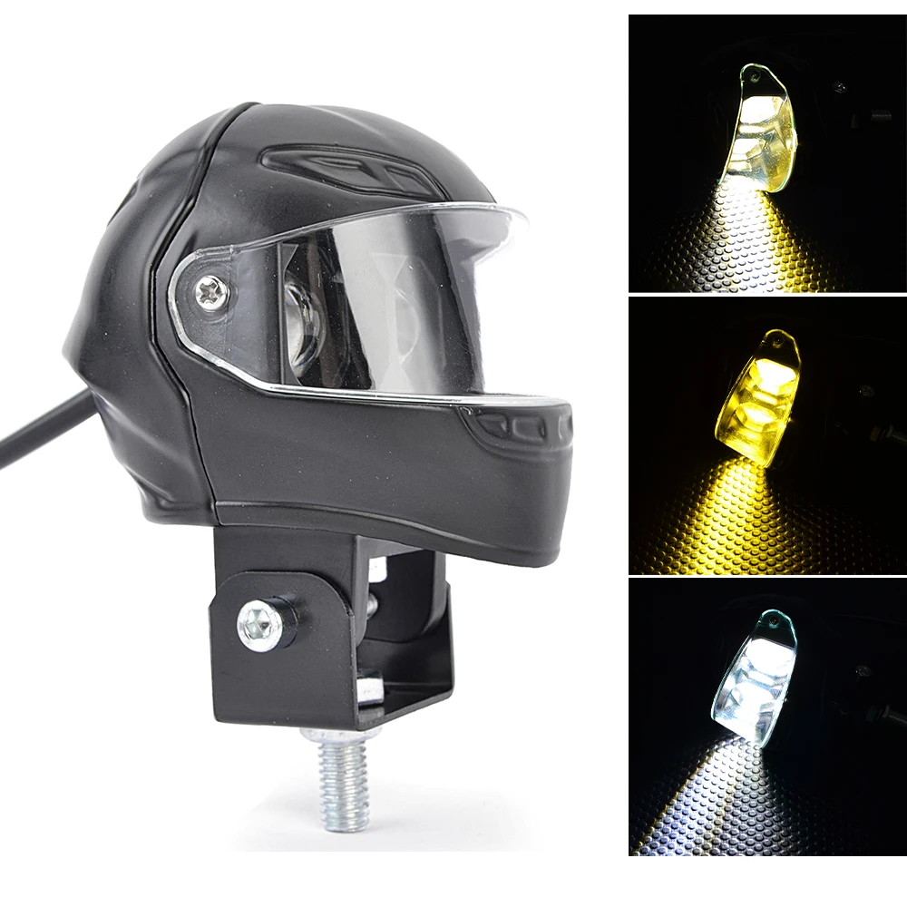 Motorcycle LED Spotlight Headlight Fog Light Dirt Bike Street Bikes Trucks SUVs UTVs Foglight