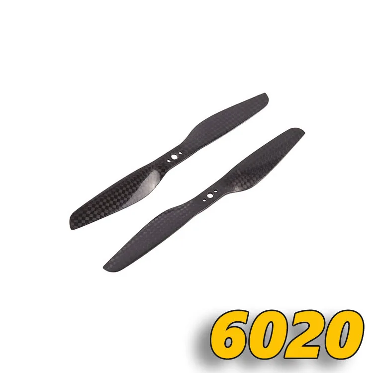 Multi-axis carbon fiber front and back propeller 6020 pair of 6-inch drone carbon fiber propeller multi-rotor model aircraft dro
