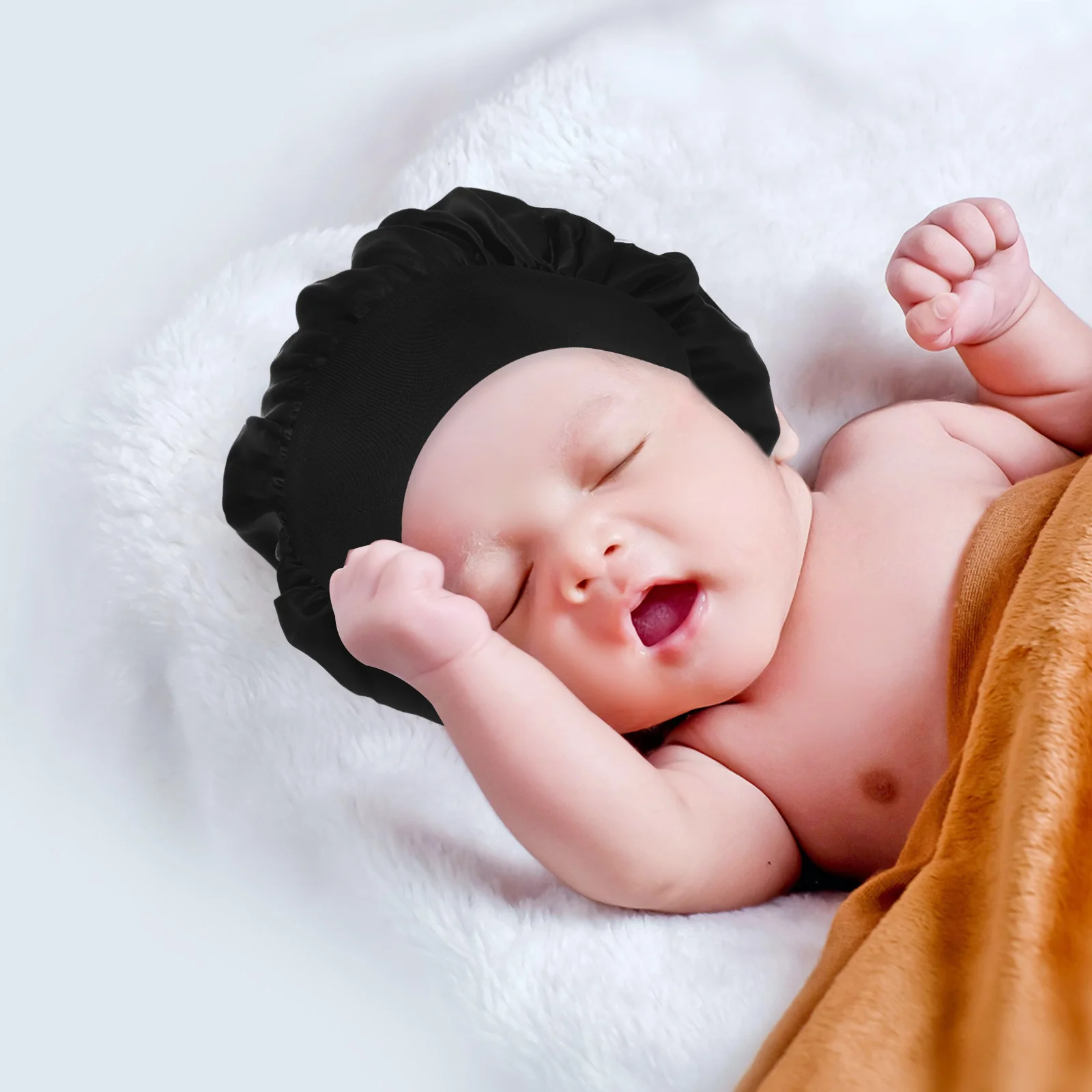 

2Pcs Sleeping Hats Elastic Hair Bonnets Lightweight Comfortable Sleep Cap for Hair Care Sleeping Bonnet