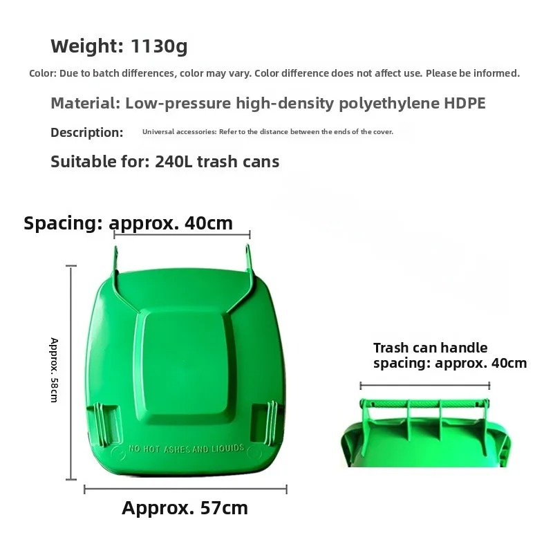 قطع غيار غطاء سلة المهملات البلاستيكية من بايرن، دبوس وقابس لسعة 240 لتر و20 لتر و00 لتر و80.50 لتر، ملحقات غطاء سلة القمام...