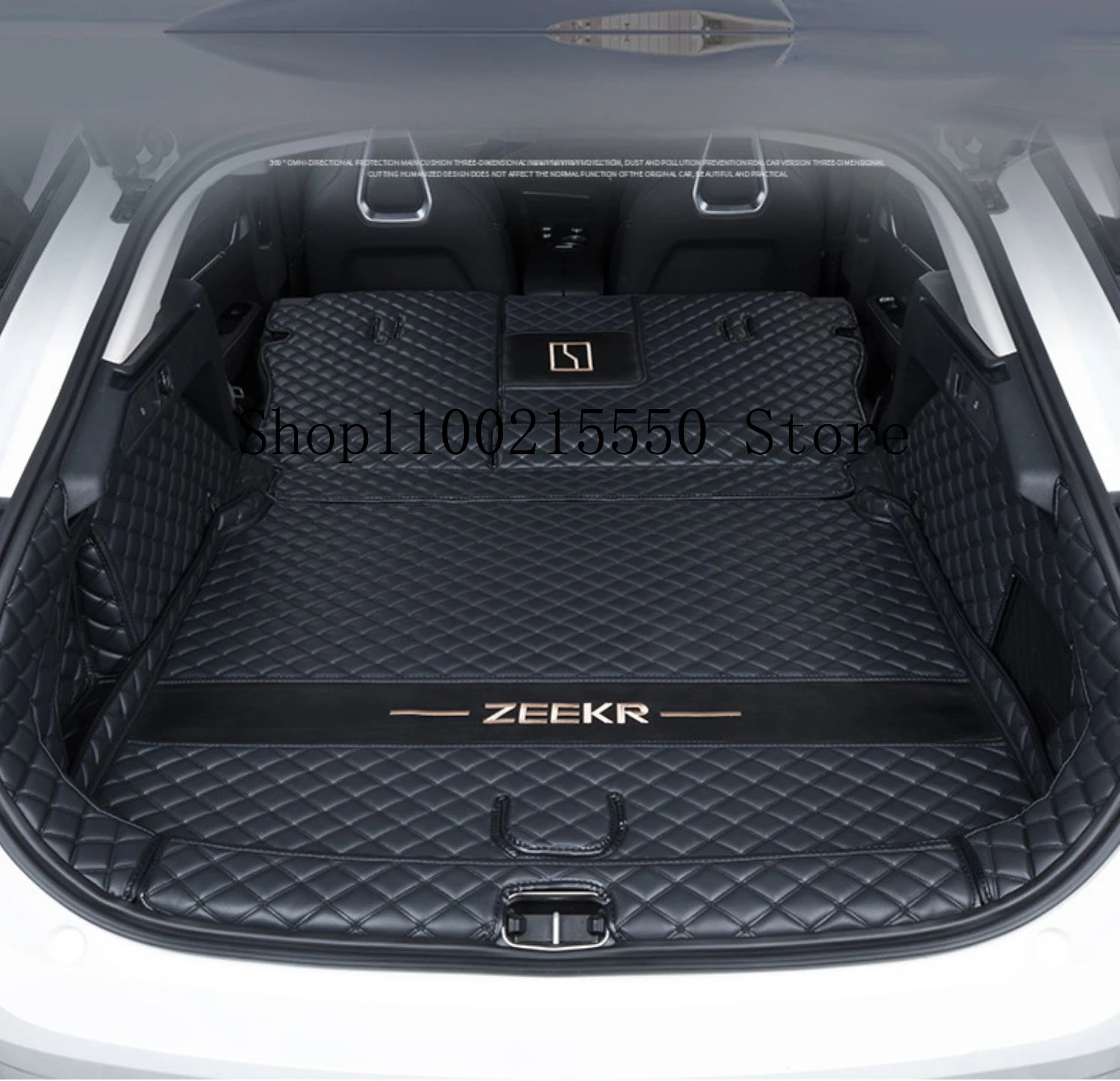 

Accessories For ZEEKR 001 2022 2023 Car Rear Trunk Mat Cargo Boot Liner Tray Rear Boot Luggage Cover Protective Pad