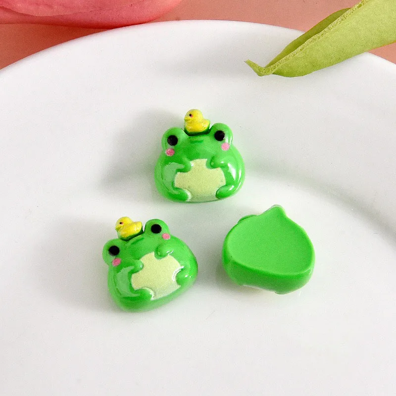 Summer Cute Cartoon Frog Resin Refrigerator Stickers Message Board Stickers Home Decoration