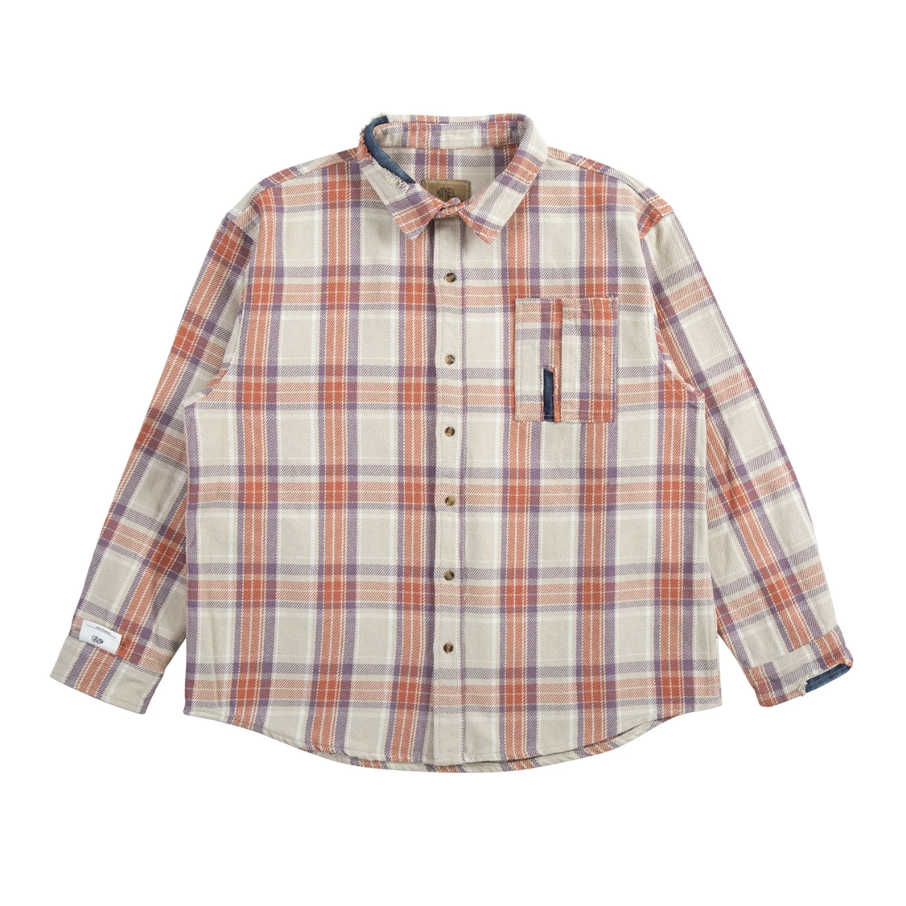 

Fashion Shirt Long Sleeves Mens Pink Plaid Shirts Coats 2025ss dongguan ss