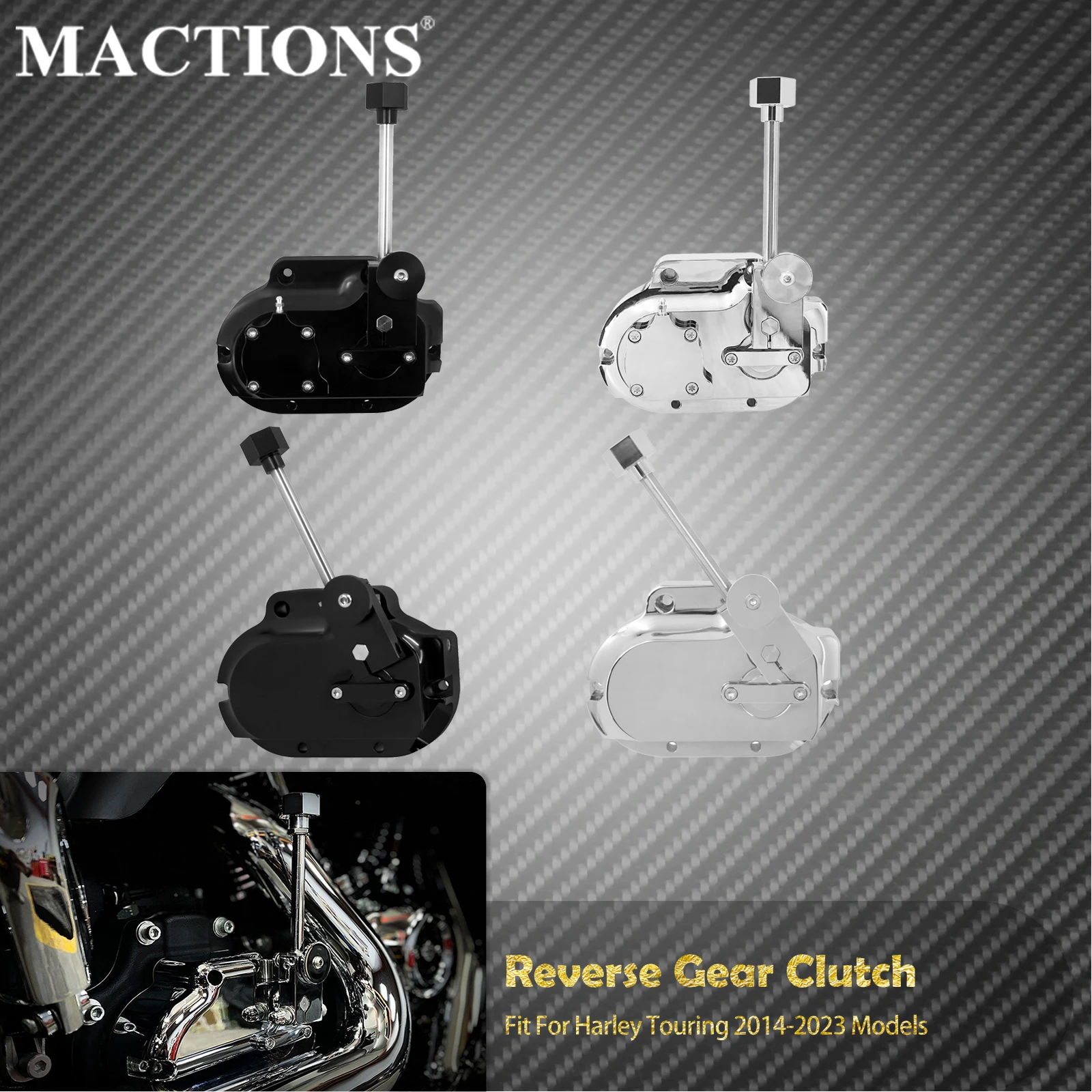 

Motorcycle Labor-Saving Reversing Gear Clutch Refit Back Speed Clutch For Harley Touring Street Glide FLH 08-23 Softail Breakout