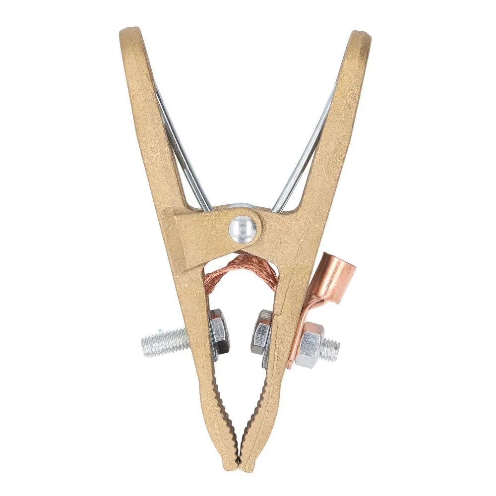 Clamps 500A Grounding Clamp Grip Clip Brass Welding Earth Clamp High Power A Shape Ground Clamp Welding Machine