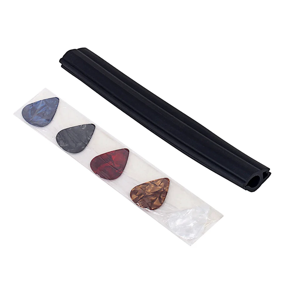 

5Pcs Sturdy Trustworthy Pick Holder Stand Clamp Clip with Guitar Plectrum Picks for Guitar Enthusiasts Pick Holder