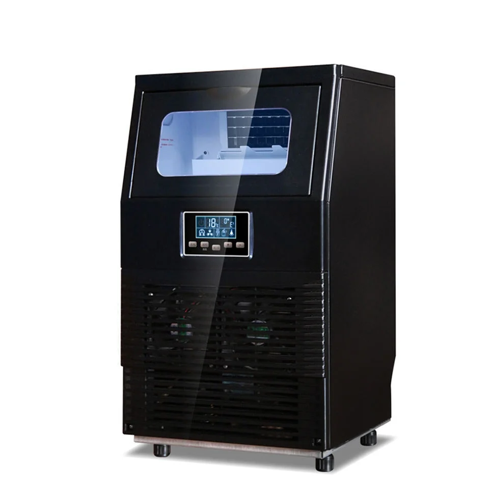 50kg Commercial Ice Maker Making Machine Home Business Block Ice Machine Automatic Ice Cube Machine Freestanding