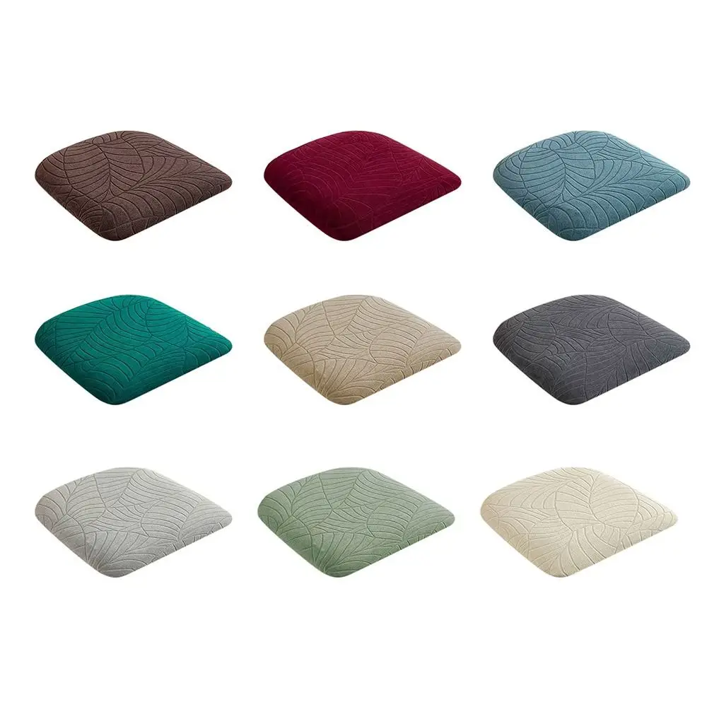 Waterproof Chair Seat Cover Washable Removable Jacquard Chair Sleeve Stretch Anti-dirty Chair Seat Slipcovers