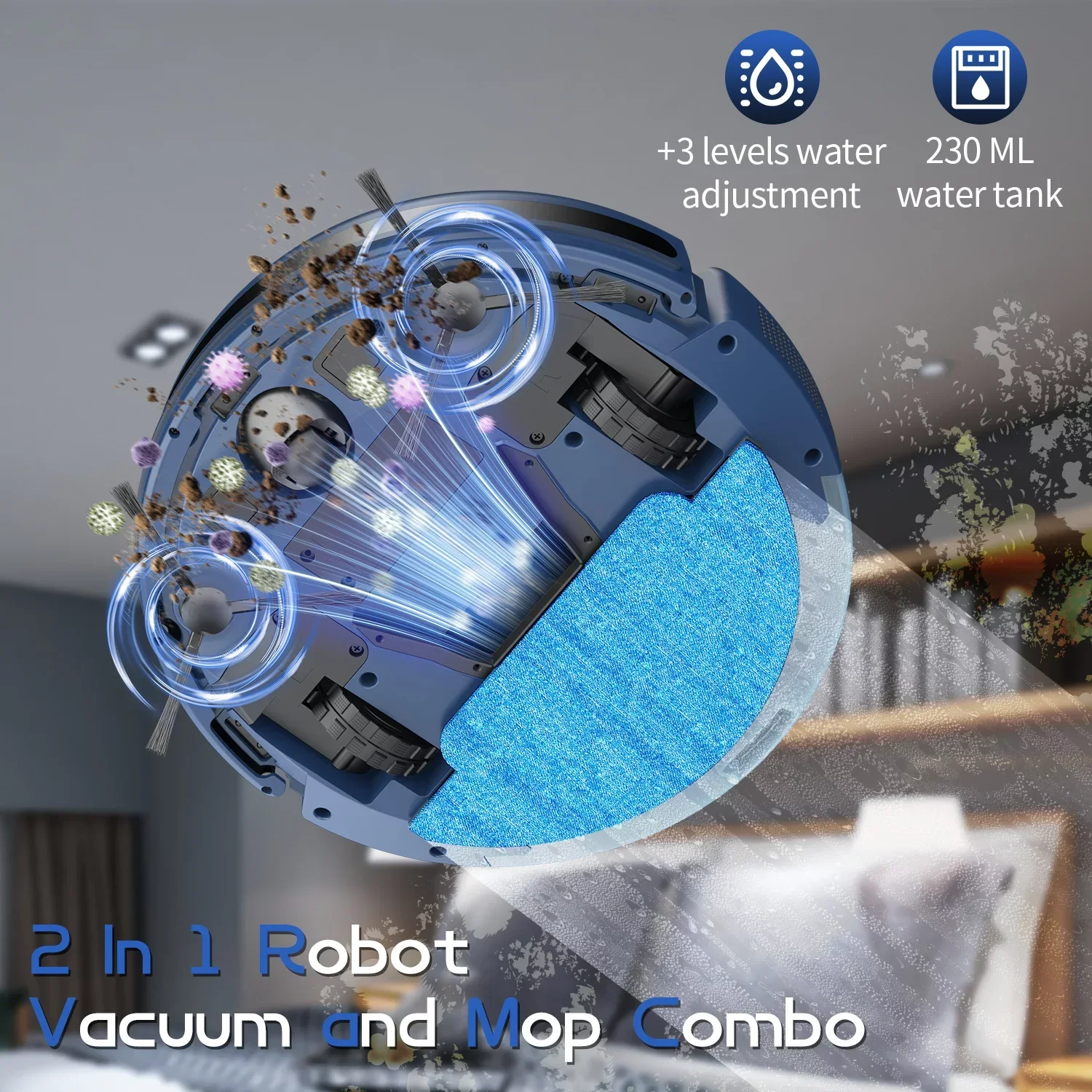 

y Intelligent Self Cleaning Random Aspiradora Electric Wireless Automatic Sweeping Mopping Cleaning Robot Vacuums