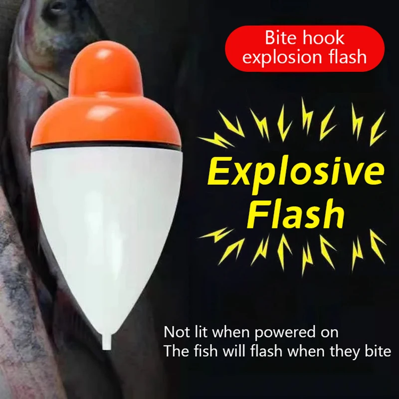 40g 50g 60g Glow-in-the-dark Float, Bite And FlashWild Fishing Night Fishing Long Drift Silver Carp Bighead Electronic Float