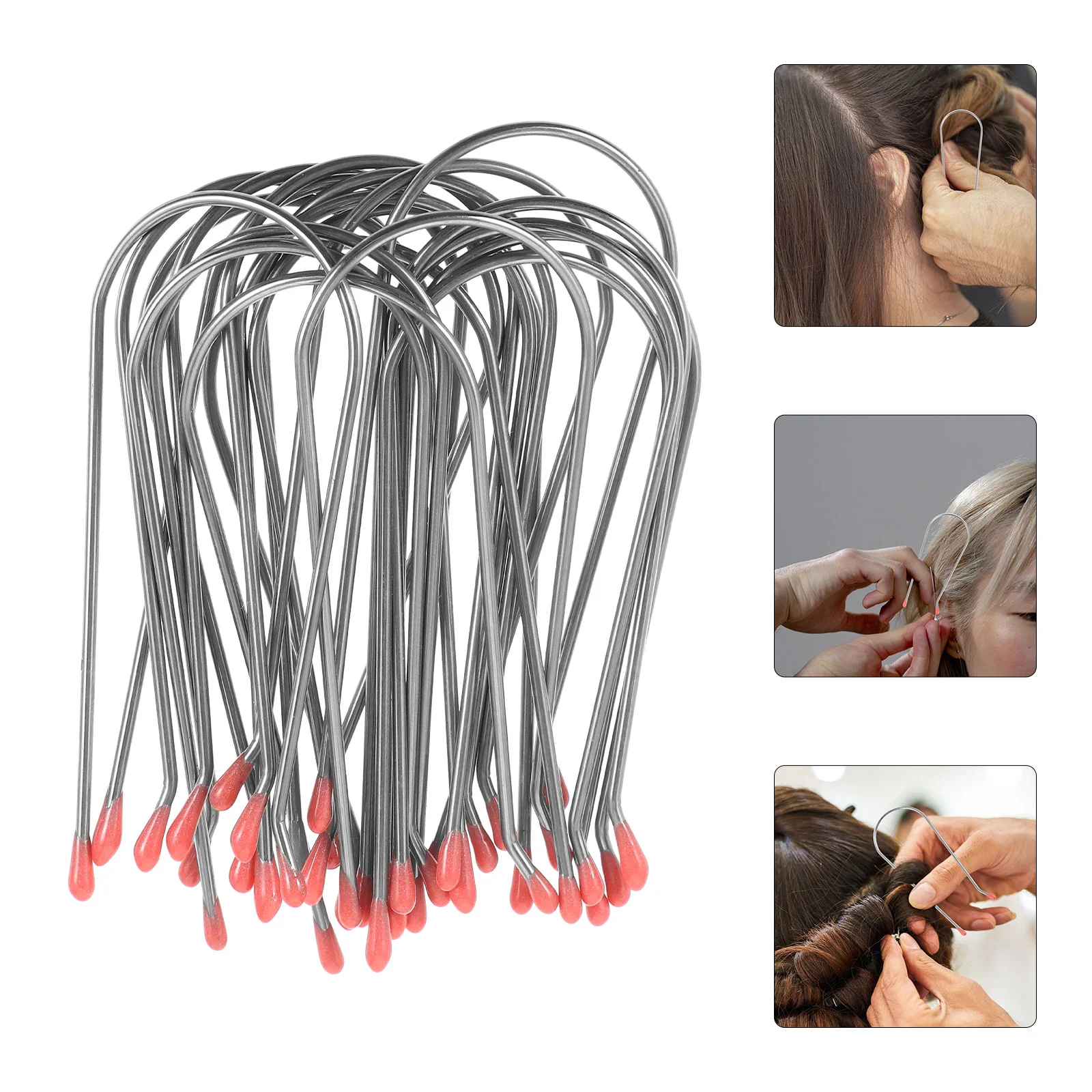 20 Pcs Curling Roller Clip Hot Clips Replacement Hair Curler Perm Rod Clamp Holders Metal Electric