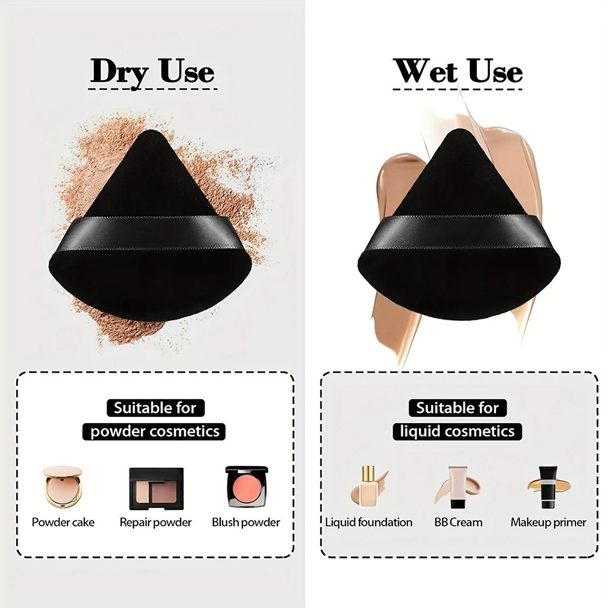 Juego de brochas de maquillaje profesional, 47 Uds., con bolsa de cosméticos, licuadora de belleza y esponjas de polvo, Kit completo de herramientas cosméticas