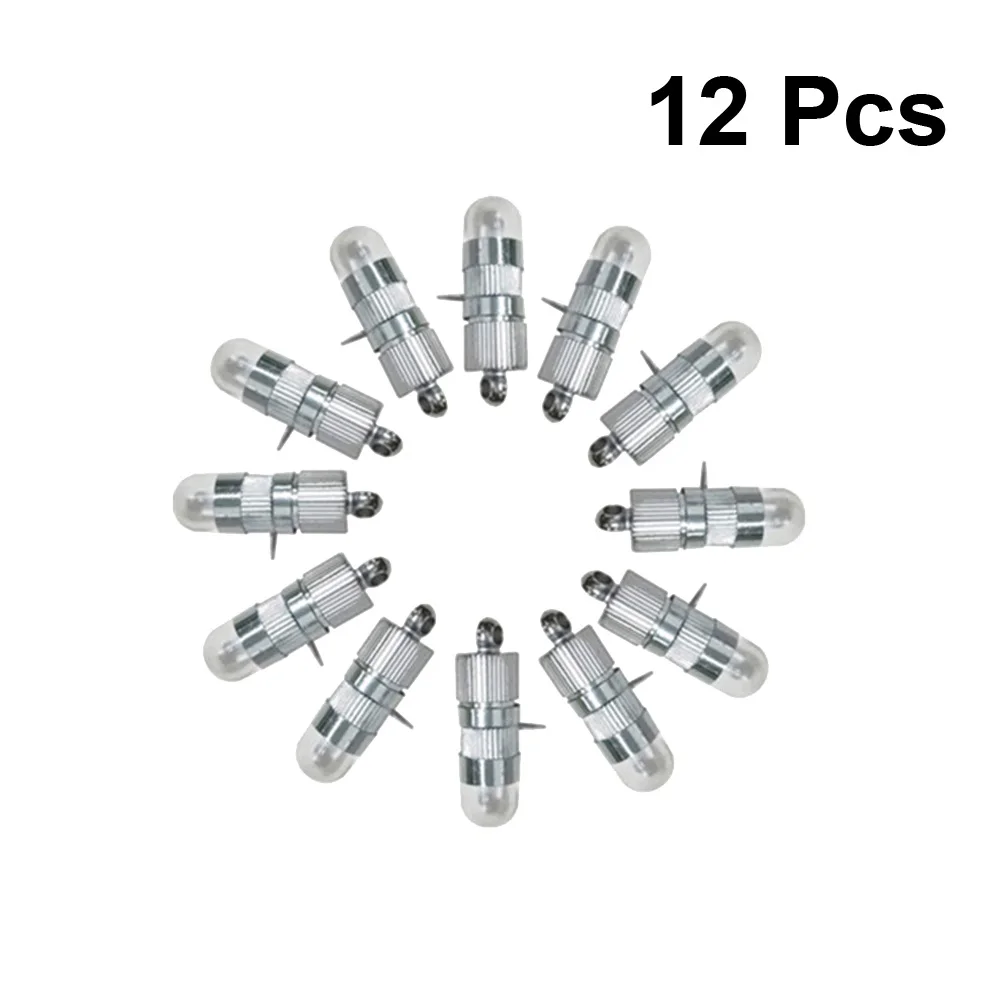Mini lampada impermeabile con luci a palloncino a LED da 12 pezzi per decorazioni natalizie per matrimoni, feste in casa