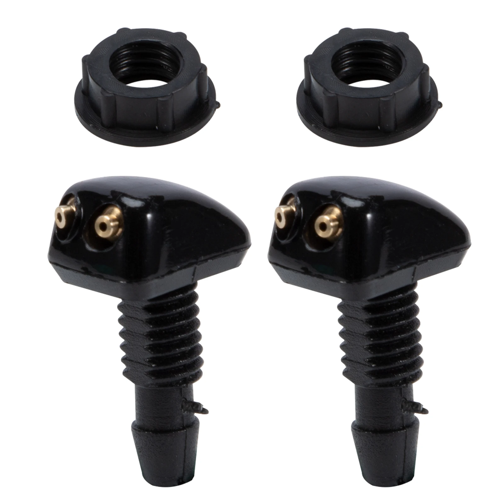 2 PCS Front Windscreen Wiper Washer Nozzle Jet For Peugeot 206 406 407 207 208 308 508 2008 3008 4008 6008 301 408 Accessories