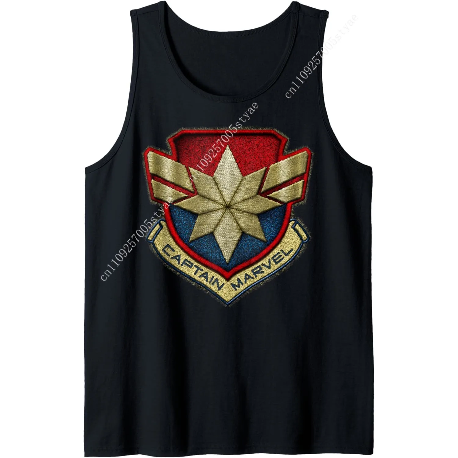 

Marvel Captain Marvel Stitch Badge Logo Tank Top