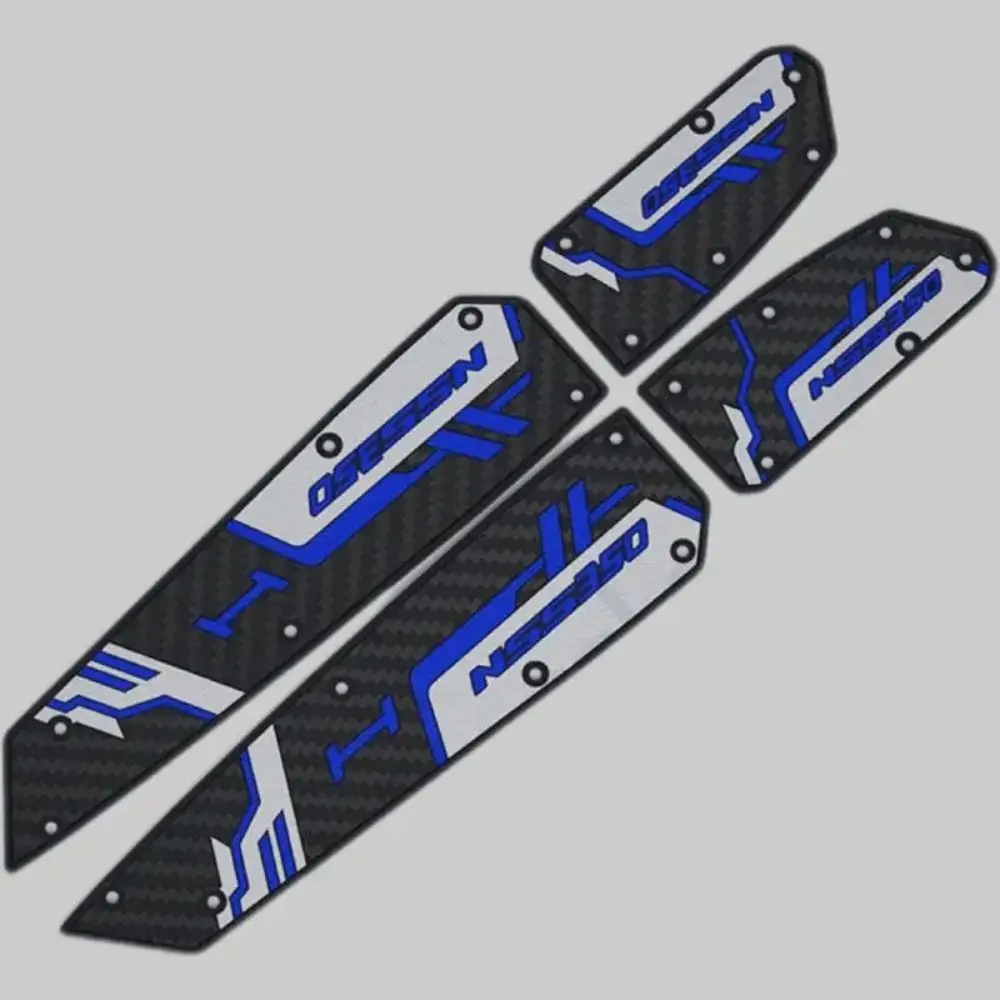 Non-slip Motorcycle Foot Pads Dirt-resistant Riding Protection Rubber Foot Pedal Universal for Honda FORZA350 NSS350