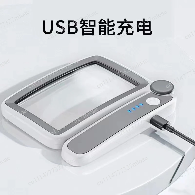 High definition handheld folding portable reading magnifying glass electronic repair components mobile phone
