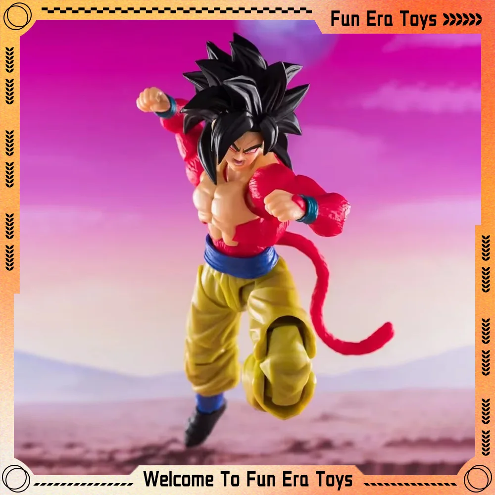 IN STOCK Original Dragon Ball Figure Demoniacal Fit Untamed Power Vegetto Figure Son Goku Custom Figures SHF SSJ4 Saiyan Toy Kid