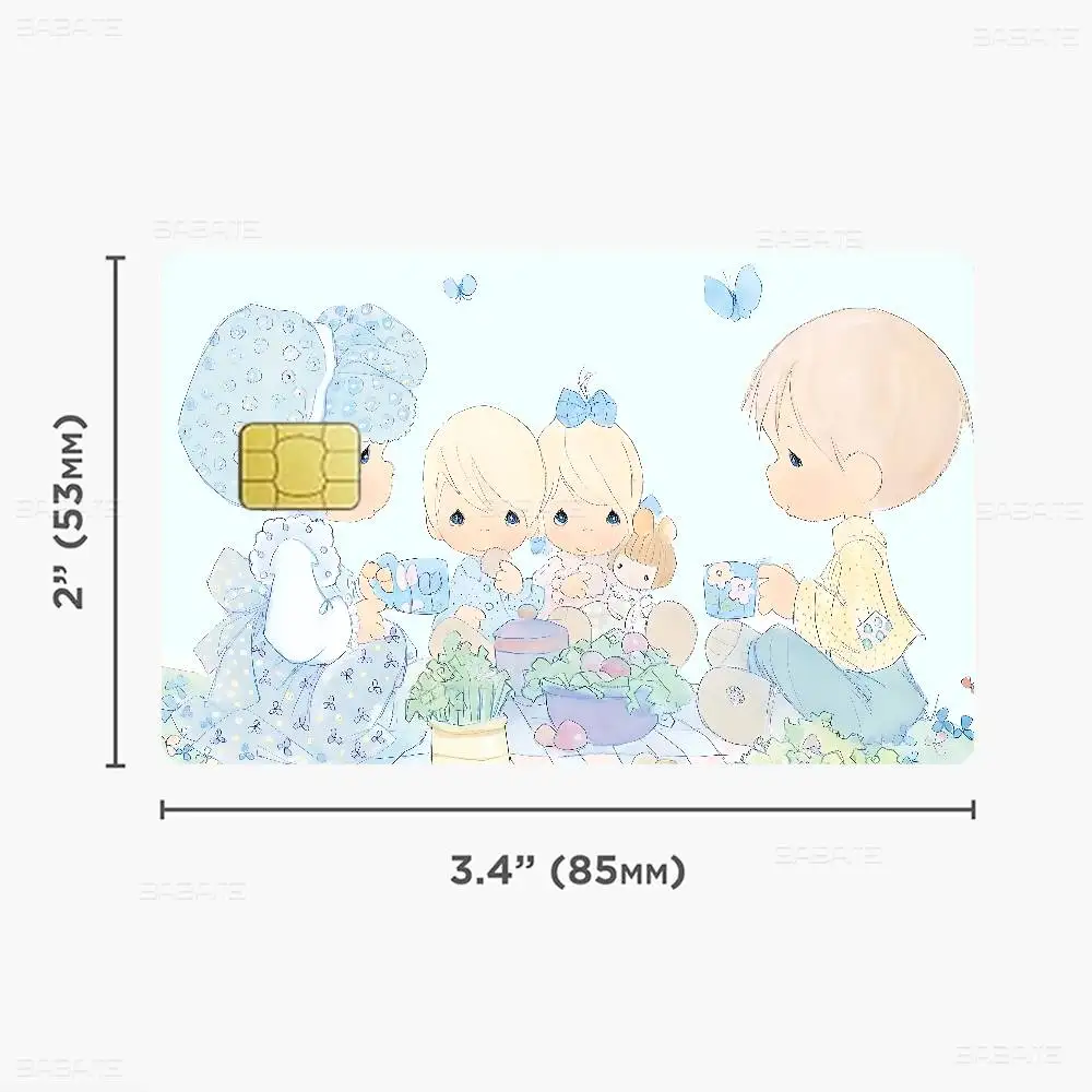 Precious Moments Cute Diy Credit Debit Card Sticker Party Sticker Decoration Waterproof Small Chip Card Skin Sticker