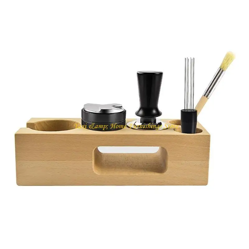 

W8EA Coffee Tool Set Tamper Station Distributor Coffee Powder Completing rate для жилых кухонь