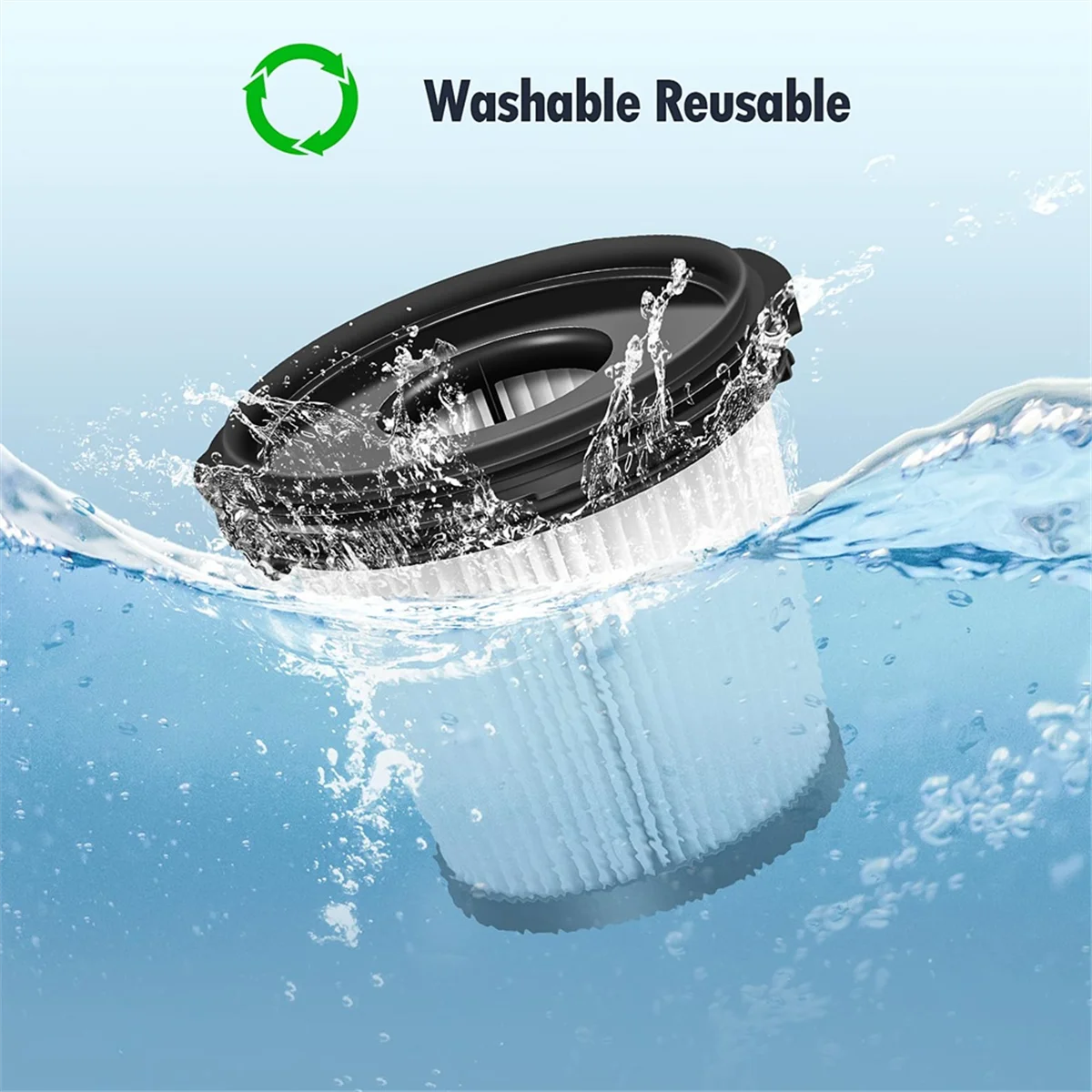 4 Pak filter HEPA pengganti untuk Shark, IW3511 dan IW1111 deteksi Pro ringan tanpa kabel pembersih vakum