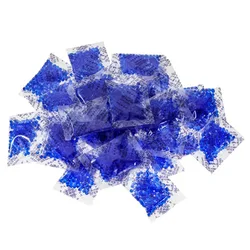 10/20/50 Pcs 5g Blue Non-Toxic Silica Gel Sachets Desiccant Damp Kitchen Room Living Moisture Dehumidifier Absorber Bag Reusable