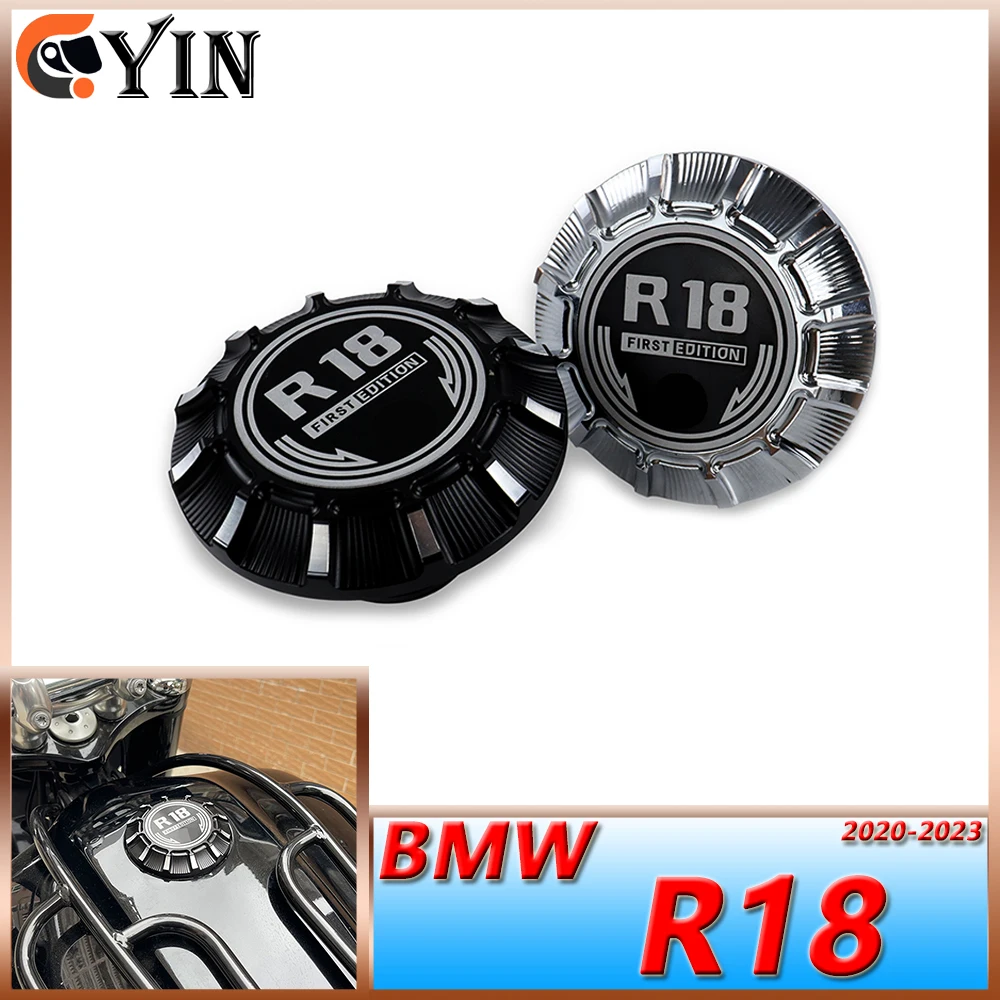 For BMW20-23 R 18 100 Years R18 Classic 2020 2021 2022 2023 Motorcycle Oil Tank Cover Machined Fuel Filler Lid Gas Fuel Tank Cap