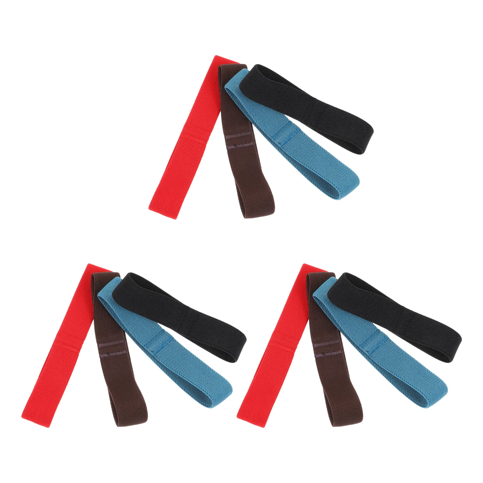 

12 pcs Elastic Fixing For Bento Lunch Container Nylon Food Box Straps Portable Universal Practical Bento Box Straps