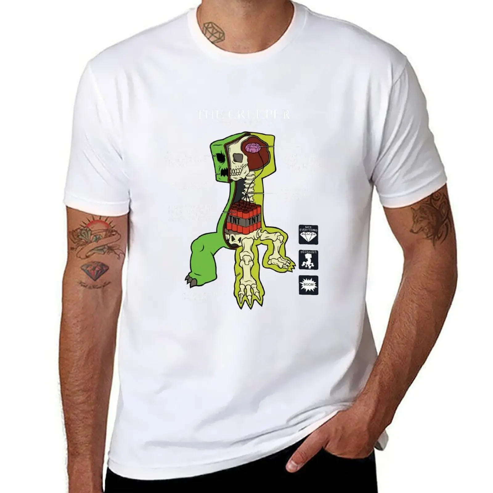 

THE CREEPER ANATOMY T-Shirt man t shirts for men man t shirt designer T-Shirt