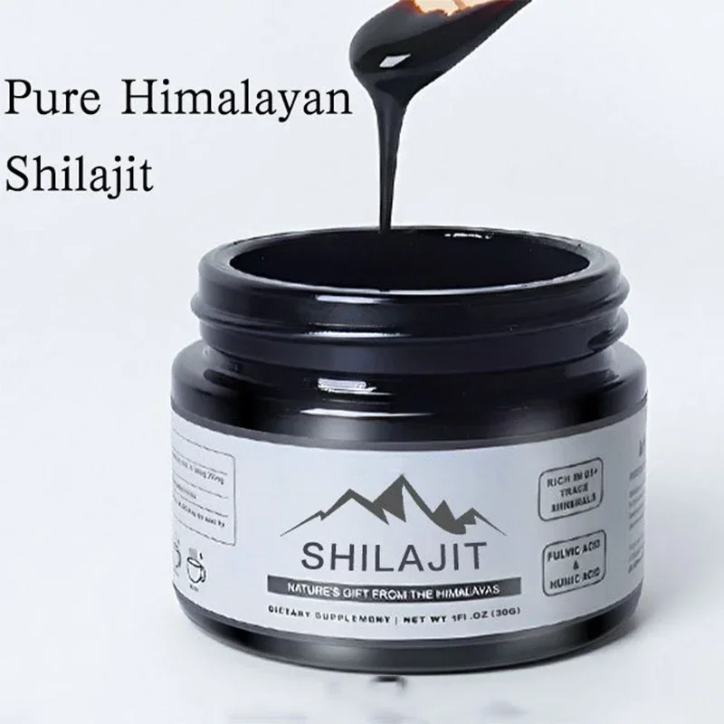 Résine Shilajit naturelle de l\'Himalaya, résine Shilajit pure, laboratoire testé à l\'acide fulvique, 85 + Trace Minorganisateur