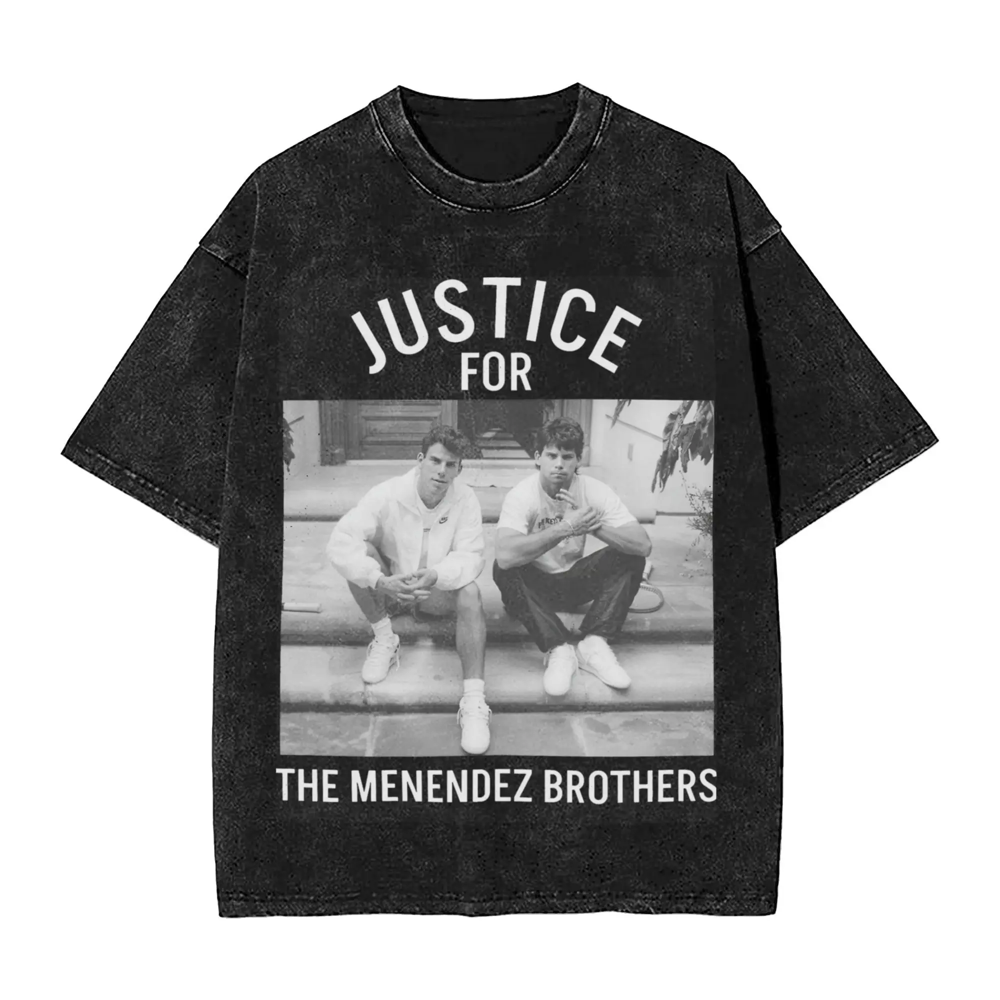 Justice For The Menendez Brothers  T Shirt Harajuku Style For Men Women Cotton T-Shirts Tee Tops