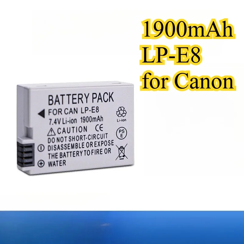 1900Mah LP-E8 Batte…