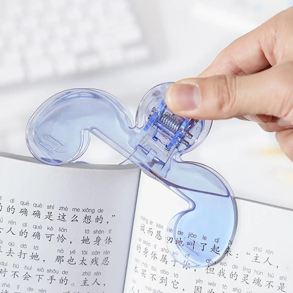

12° Support Angle Reading Aid Fixed Book Clip Anti-slip Visible Reading Book Marker Clip Multi-Functional Comfortable