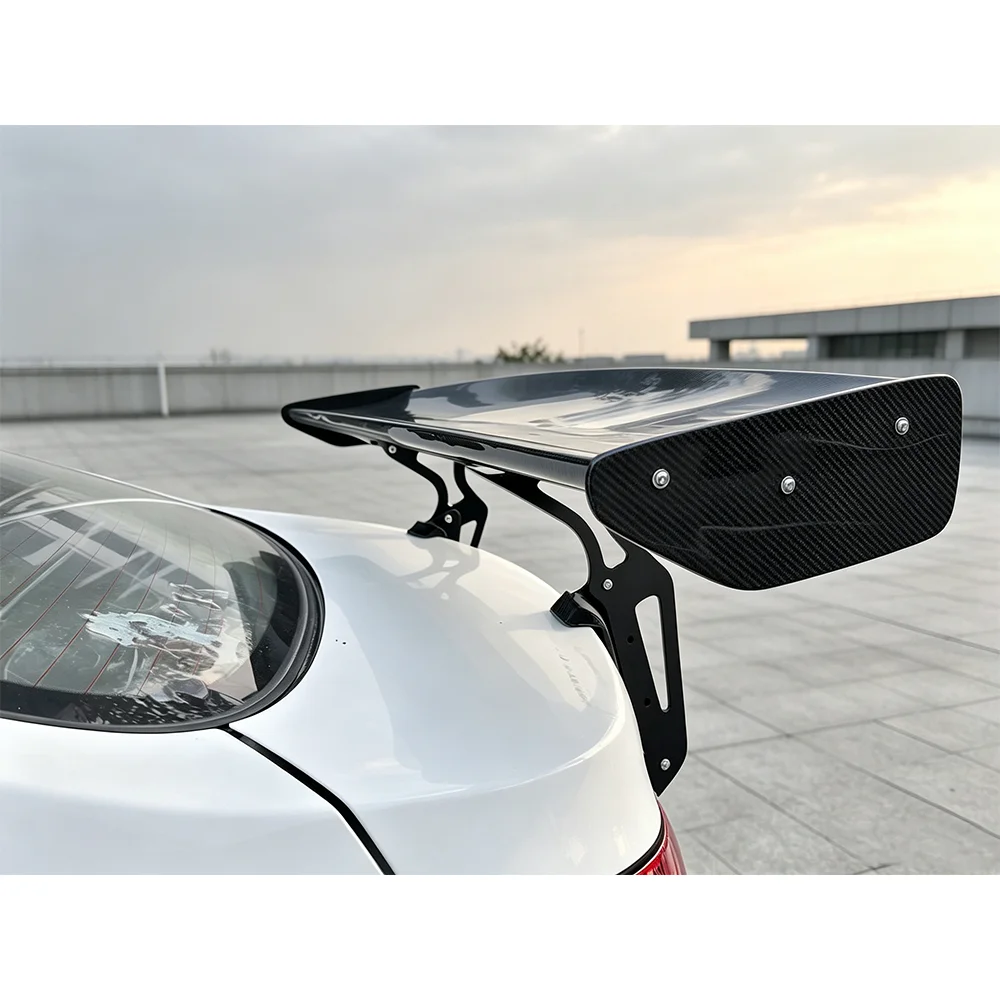 for modern Elantra MD Avante MD 2011-2016 genuine carbon fiber rear spoiler luggage compartment rear wing coupe modification 6