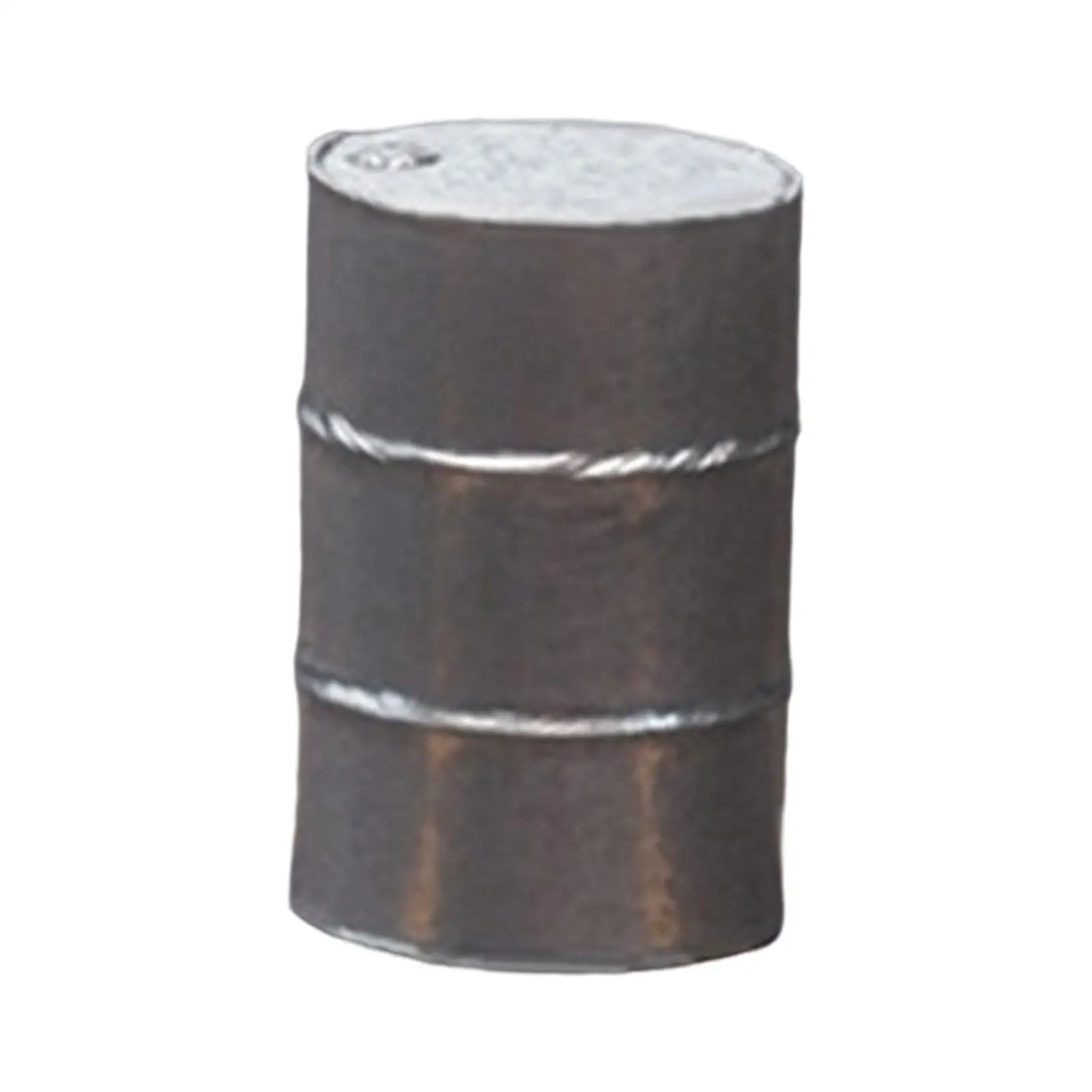 

Миниатюрная фигурка-модель нефтяной бочки, расписанная вручную, из смолы, масштаб 1:64, для оформления железнодорожных макетов и декора рабочего стола