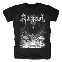 Black Heavy Mental Band Sargeist T-shirt Mens Cotton Tshirt Graphic Tee-shirt Harajuku Streetwear Oversized T Shirts