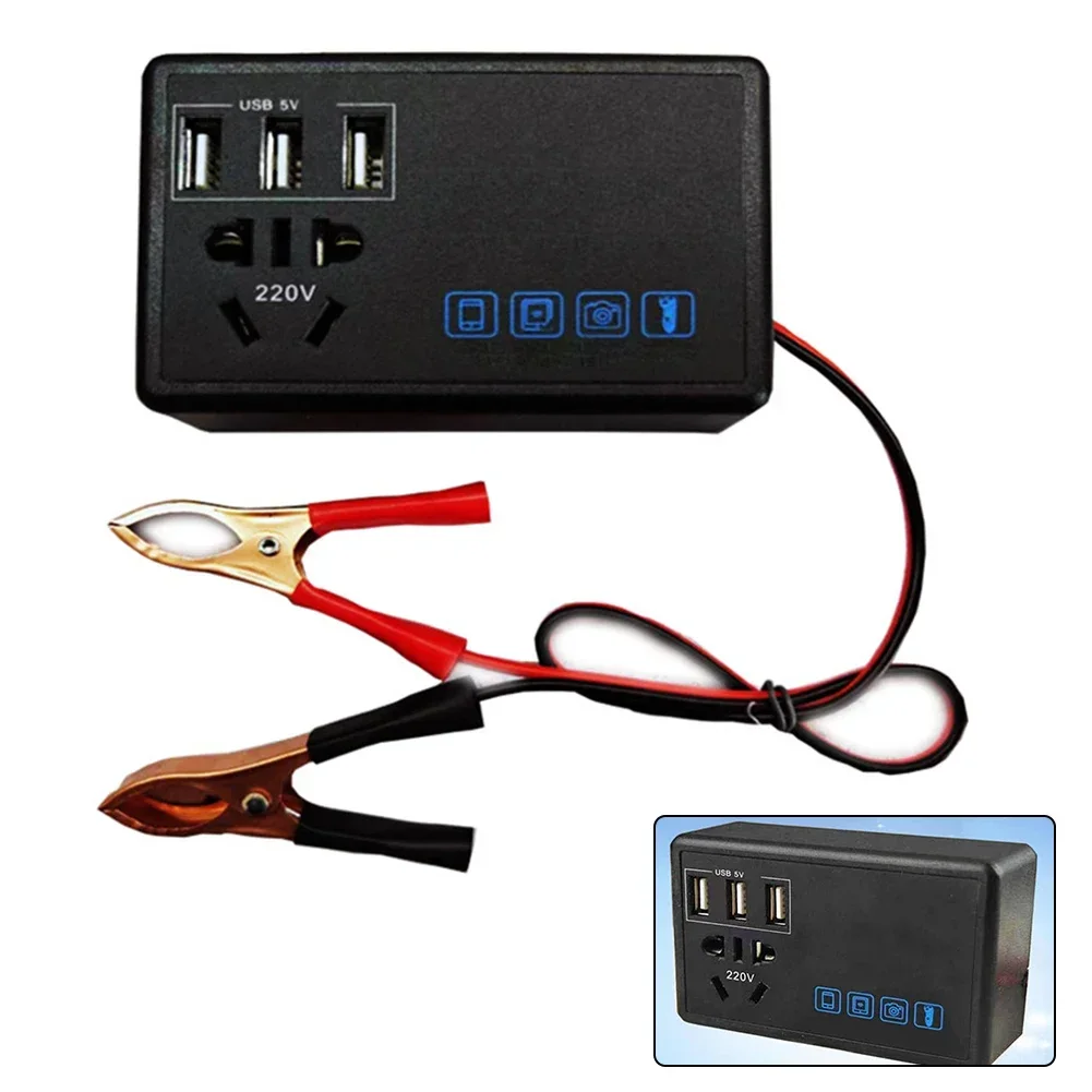 

Car Battery Power Car Inverter Power Supply For Car Practical Wear-Resistant ABS For Car Models For 12V Systems