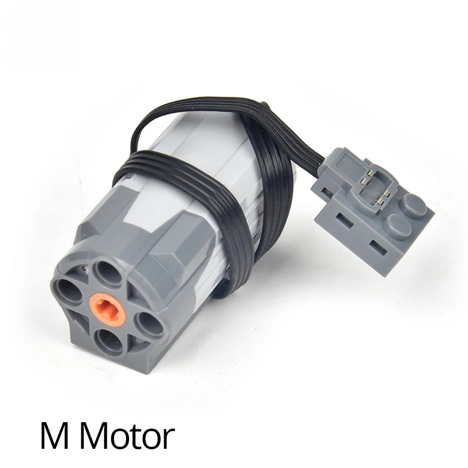 MOC función de potencia técnica tren M L XL Motor IR bloques de construcción piezas de alta tecnología ladrillos DIY coche camión construcción