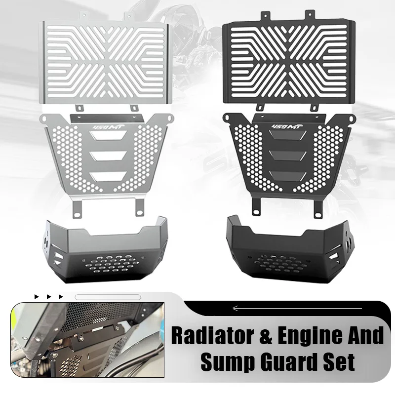 

Motorcycle Accessory Protector Radiator Engine And Sump Guard Cover Set FOR CFMOTO CF MOTO 450MT 450 MT Ibex 450 2024 2025 2026