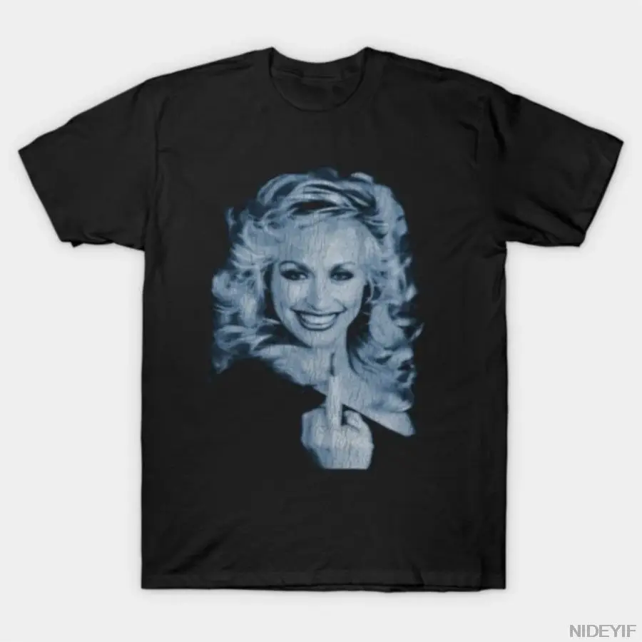 Y2k Vintage T-Shirt Dolly Parton Country-Musik „What Dolly Can Do“ Retro T-Shirt Rundhals Streetwear Lässiges Oberteil mit Bedrucktem Muster – Detail 4
