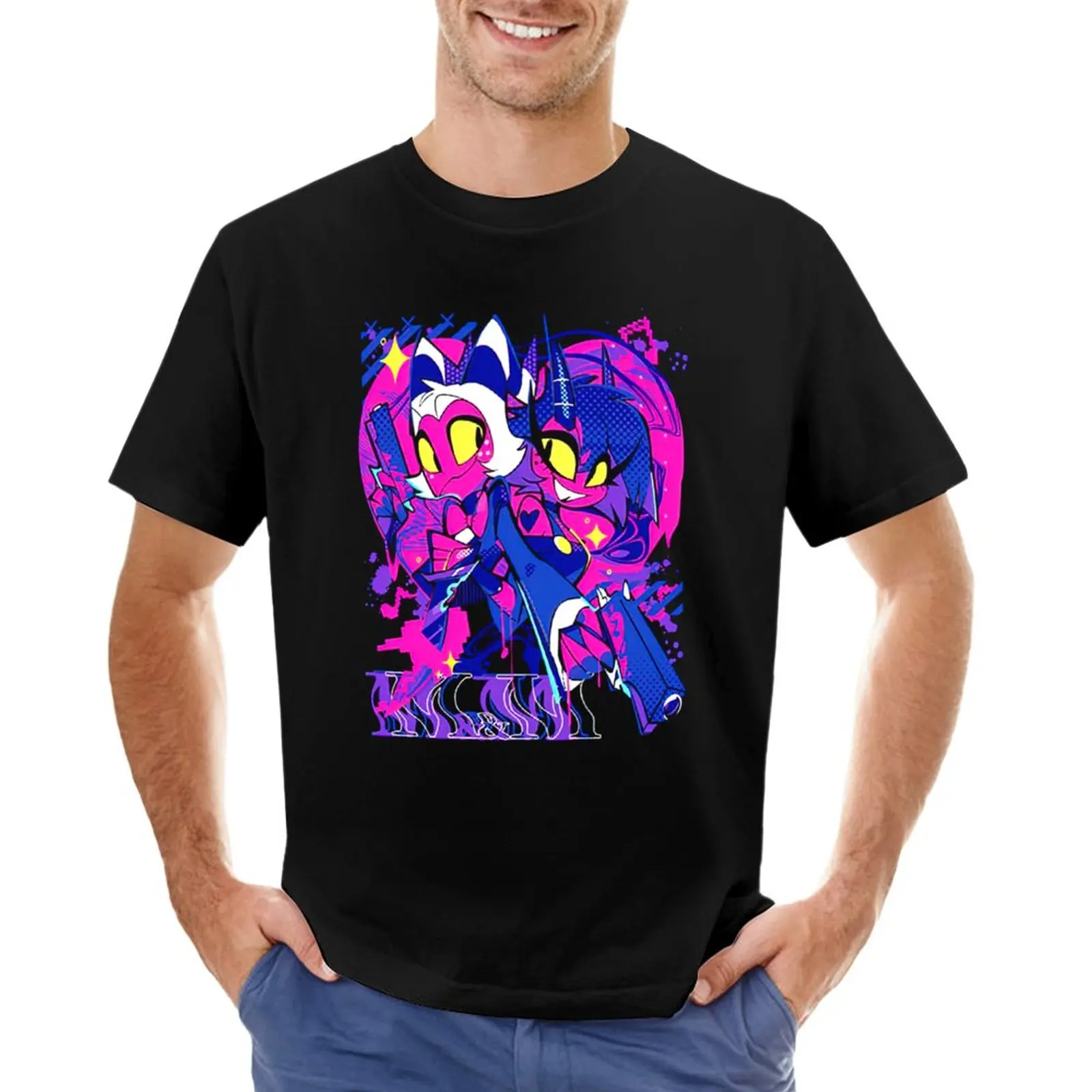 

Moxxie + Millie STREETWEAR T-Shirt black t shirt anime clothes graphics t shirt fruit of the loom mens t shirts