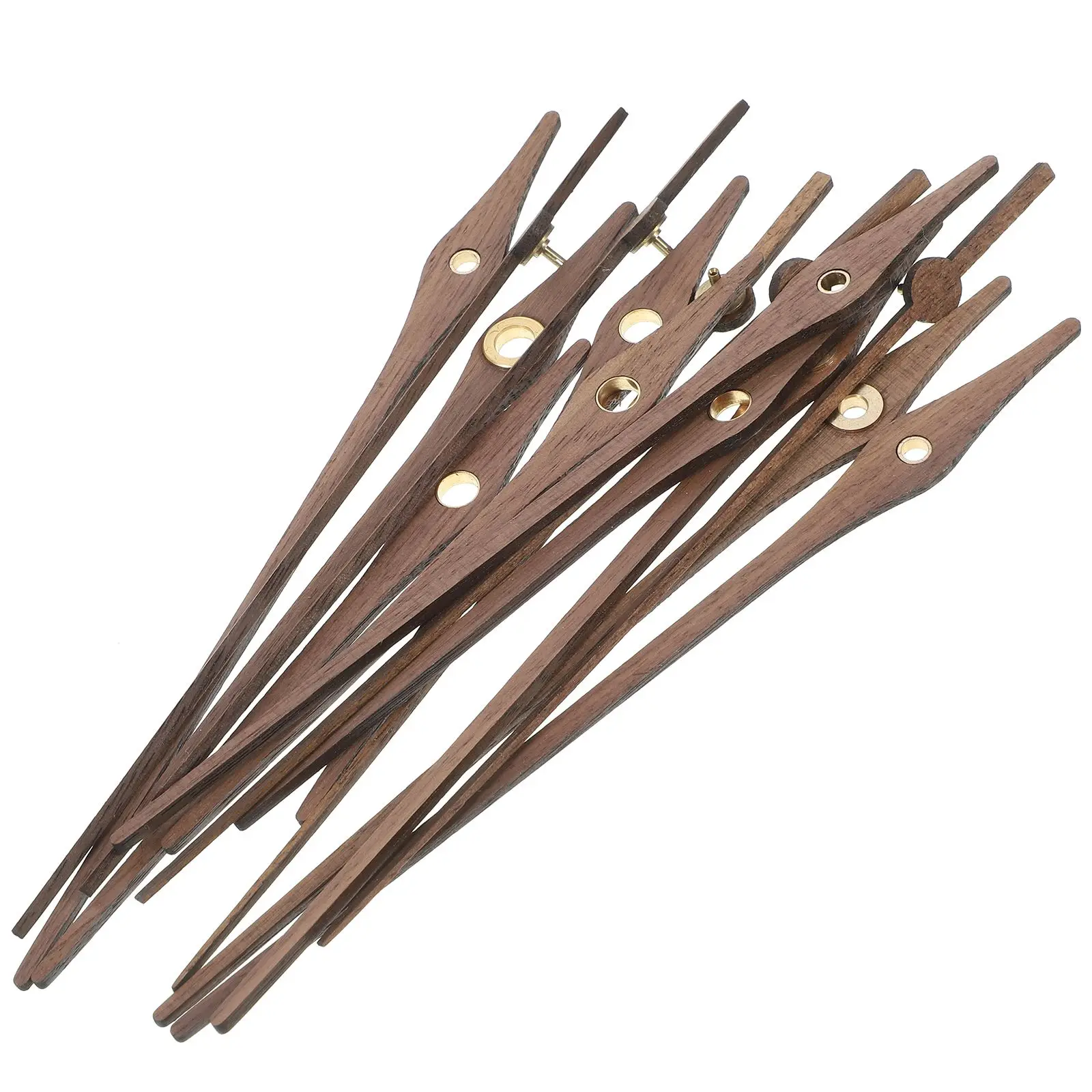 

5 Sets Wood Clock Hands for DIY Wall Hanging Clocks Repair Replacement Kits Wooden Accessories Clock Parts Home Decor