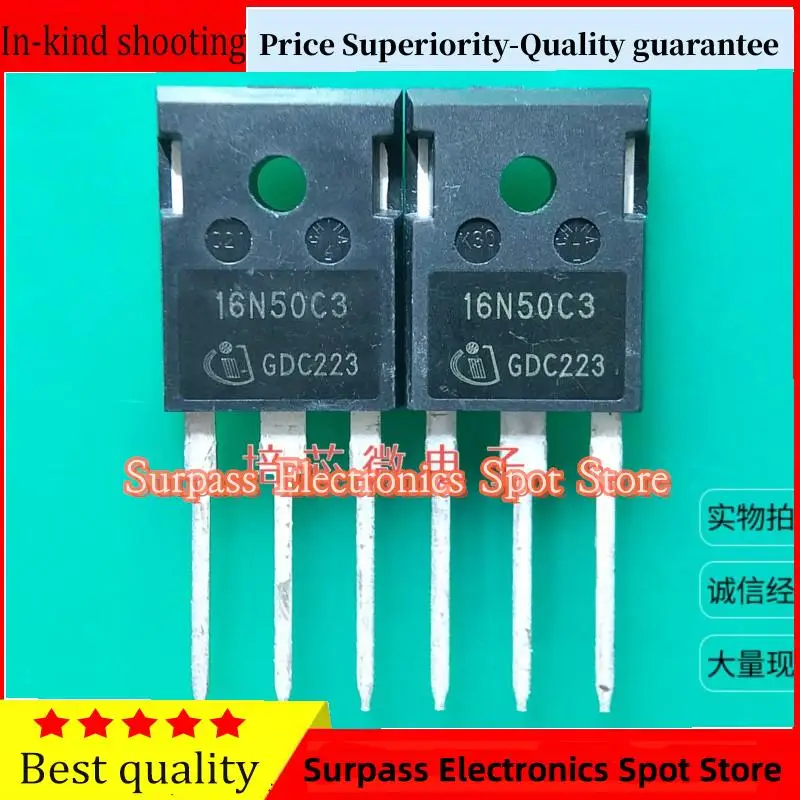 

10PCS-100PCS SPW16N50C3 16N50C3 TO-247 500V 16A MOS Price Superiority-Quality guarantee